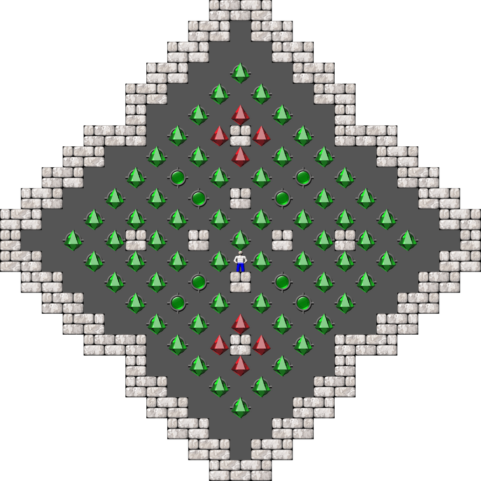 Sokoban Sasquatch 07 Arranged level 95